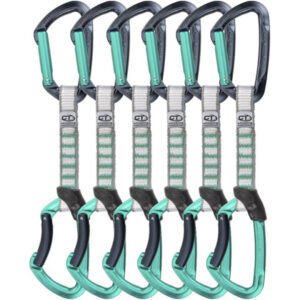 Climbing Technology ''Set 6 Rinvii Lime Nylon 12 cm''