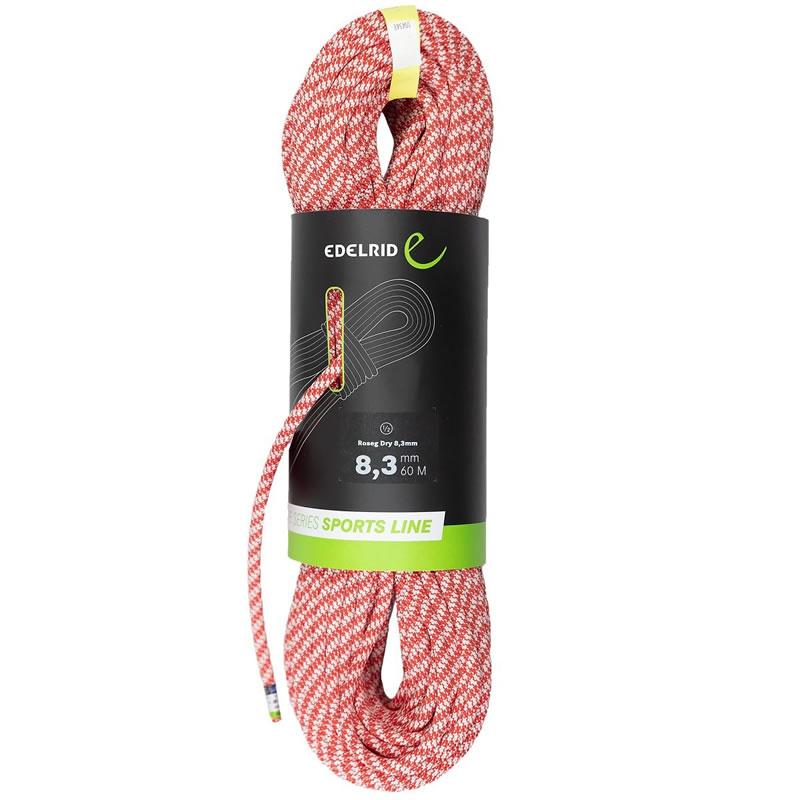 Edelrid "Roseg Dry 8,3 mm" Mezza corda d'arrampicata - immagine 2