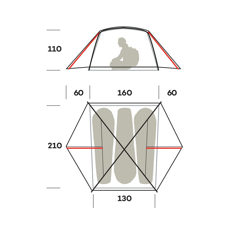 Ferrino "Nemesi 3 Pro" Tenda - immagine 6